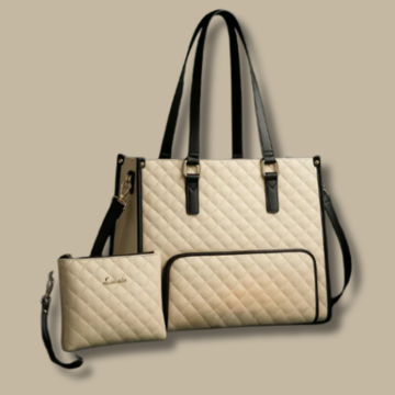 Luxury Quilted Multifunction Tote